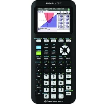 Texas Instruments TI 84 Plus CE-T Grafische rekenmachine Zwart - Refurbished