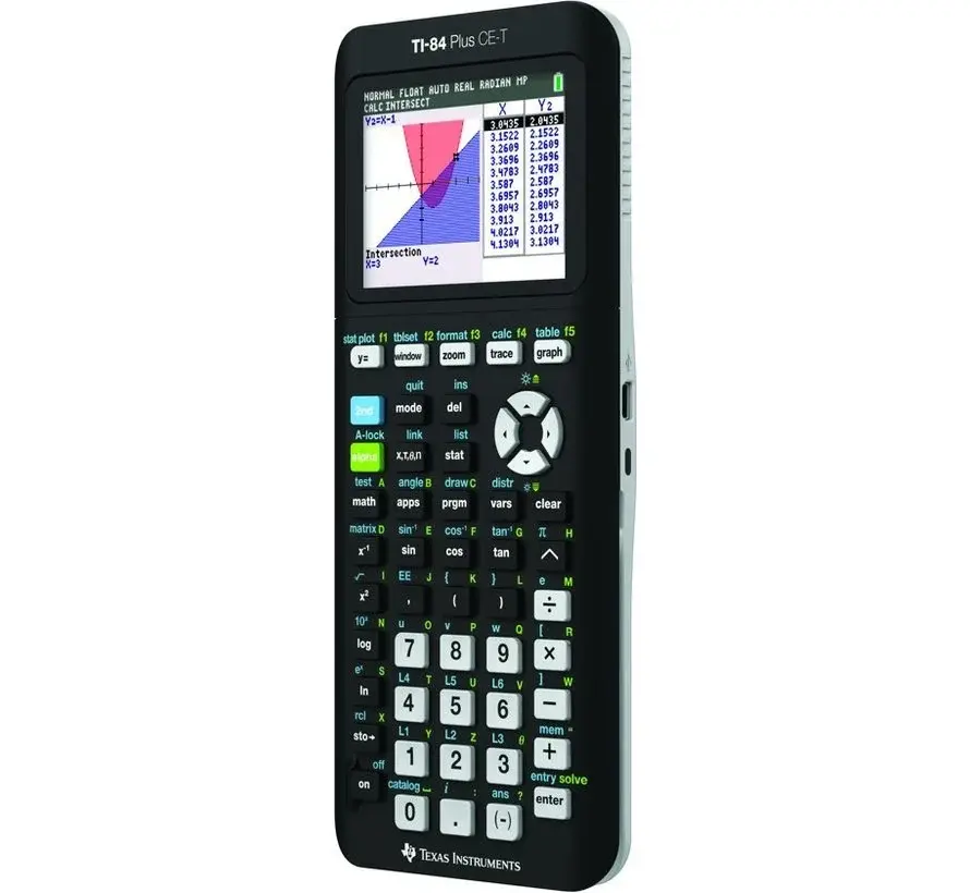 Texas Instruments TI 84 Plus CE-T Grafische rekenmachine Zwart - Refurbished