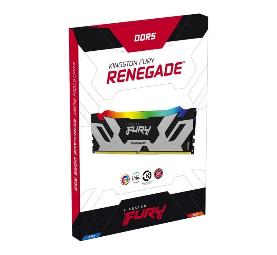 Kingston Fury Renegade RGB DDR5 16GB(1x16GB) 6400MHz CL32