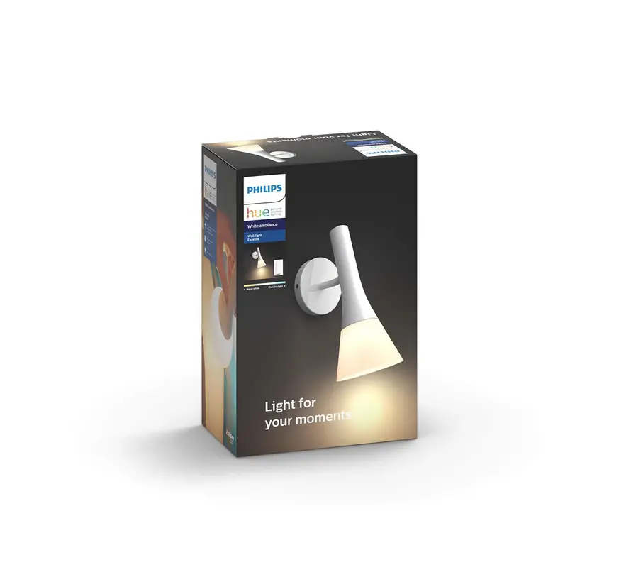 Philips Hue Explore Wandlamp Wit (White Ambiance)