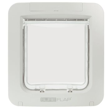 Sureflap Dierenluik Microchip M - Kattenluik - 28x7x26 cm Wit