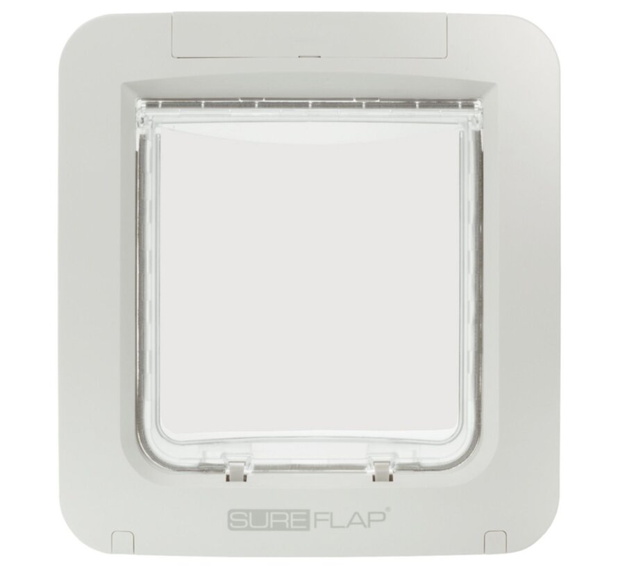Sureflap Dierenluik Microchip M - Kattenluik - 28x7x26 cm Wit