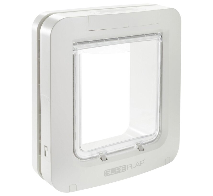 Sureflap Dierenluik Microchip M - Kattenluik - 28x7x26 cm Wit