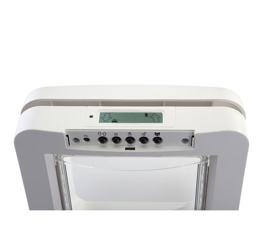 Sureflap Dierenluik Microchip M - Kattenluik - 28x7x26 cm Wit