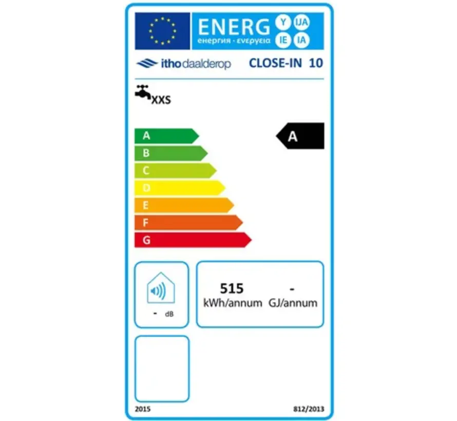 Itho Daalderop Close-in boiler 10 liter 2200W