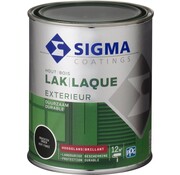 Sigma Houtlak Exterieur Hoogglans - Glansbehoud - Droog na 1,5 uur - Grachtengroen - 0.75L