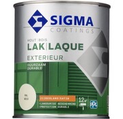 SIGMA Exterieur lak zijdeglans RAL9010 750 ml