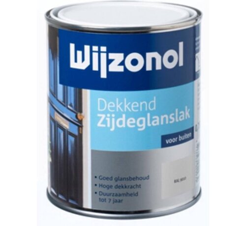Wijzonol Dekkend Zijdeglanslak - 0,75l - RAL 9001