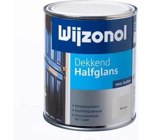 Wijzonol Dekkend Halfglans - 0,75l - 9235 - Roomwit