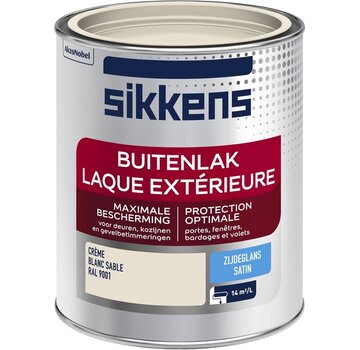 Sikkens Buitenlak - Zijdeglans - RAL 9001 - 0.75L