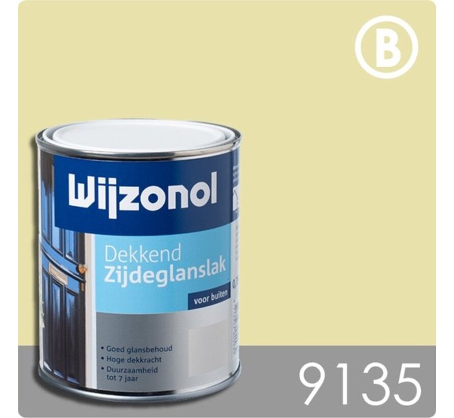 Wijzonol Dekkend Zijdeglanslak - 0,75l - 9135 - Papyruswit