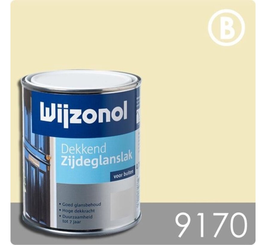 Wijzonol Dekkend Zijdeglanslak - 0,75l - 9170 - Ivoor