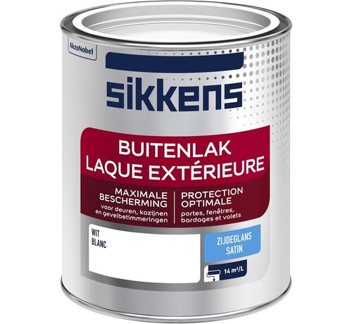 Sikkens Buitenlak - Zijdeglans - Wit - 0.75L