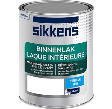 Sikkens Binnenlak - Zijdeglans - Gebroken Wit - Ral 9010 - 750 ml
