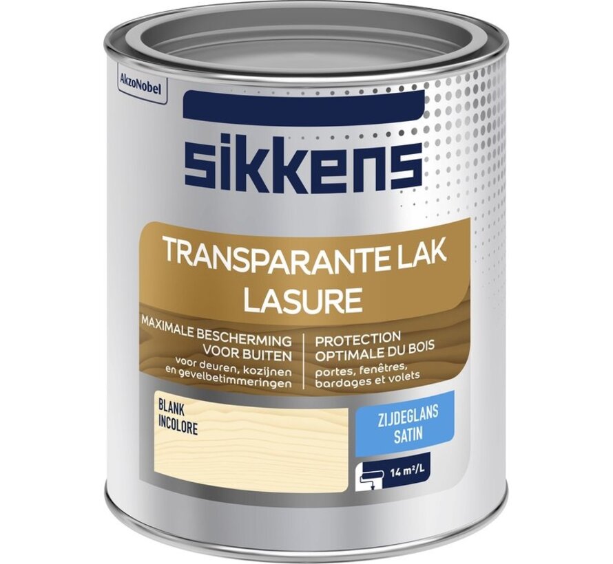 Sikkens - Transparante Buitenlak Zijdeglans - Blank - 750 ML