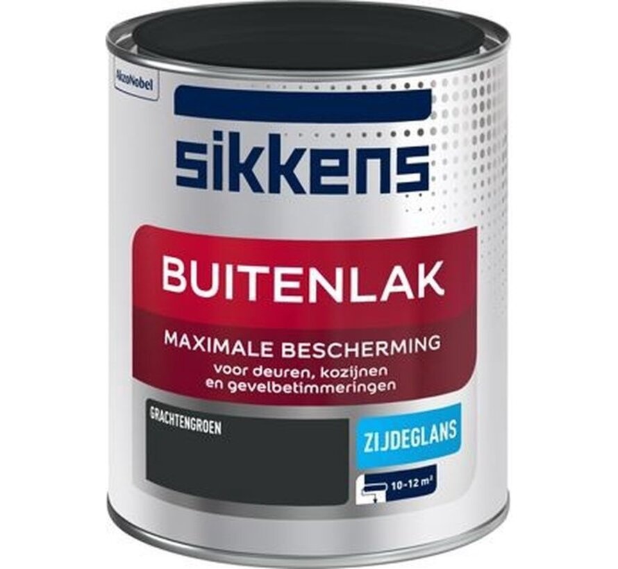 Sikkens - Sikkens Buitenlak Zijdeglans - Grachtengroen - 750 ml