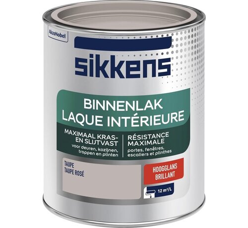 Sikkens - Binnenlak - Verf - Hoogglans - Taupe - 750 ml