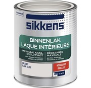 Sikkens - Binnenlak Hoogglans - Grijswit - 750 ML
