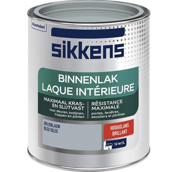 Sikkens - Binnenlak Hoogglans - Grijsblauw - 750 ML