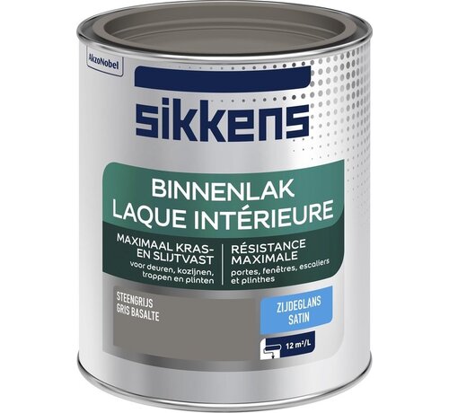 Sikkens Sikkens binnenlak zijdeglans steengrijs 750 ml