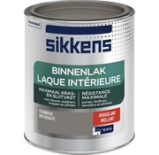 Sikkens - Binnenlak Hoogglans - Steengrijs - 750 ML