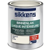 Sikkens binnenlak hoogglans RAL 9010 gebroken wit 750 ml