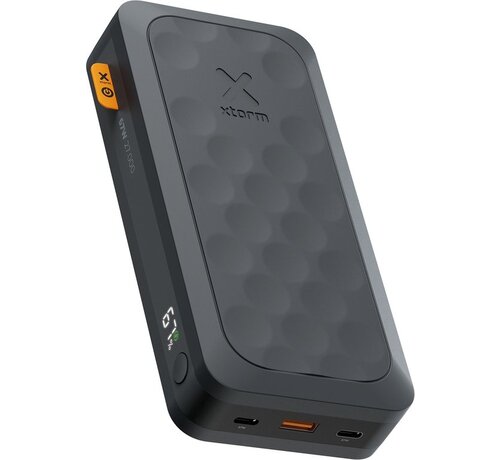 Xtorm Fuel Series 5 67W Powerbank 27.000 mAh - LED Display - 2 x USB-C PD / 1 x USB-A - GRS materiaal - Beveiligingsfuncties - Geschikt voor Smartphone, Tablet en Laptop - Zwart