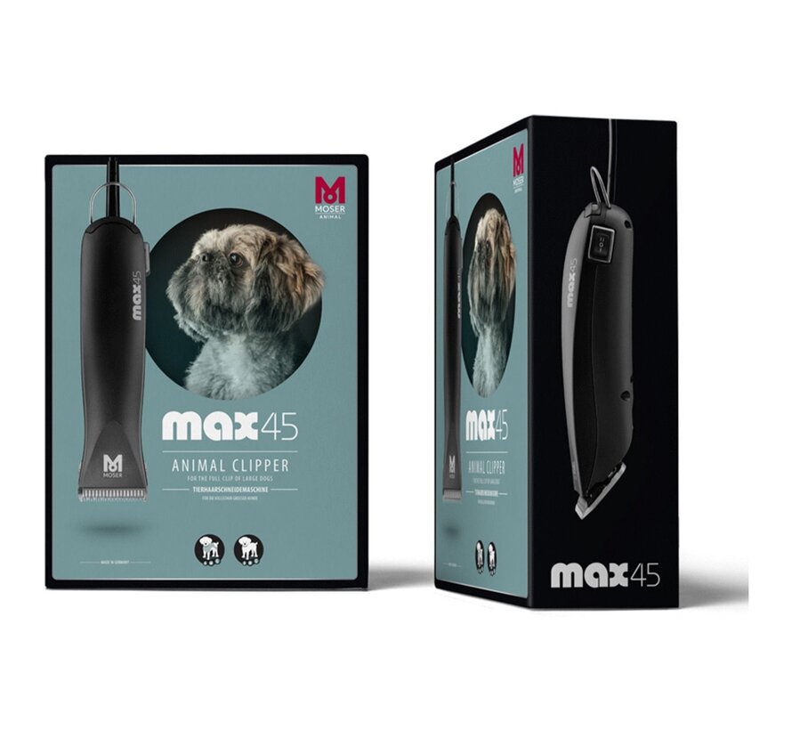 Moser Tondeuse Max 45 Scheerkop 1 Mm + 2 Opzetkam