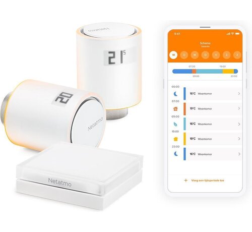 Netatmo Slimme Radiatorknop Multi Room Starterpack