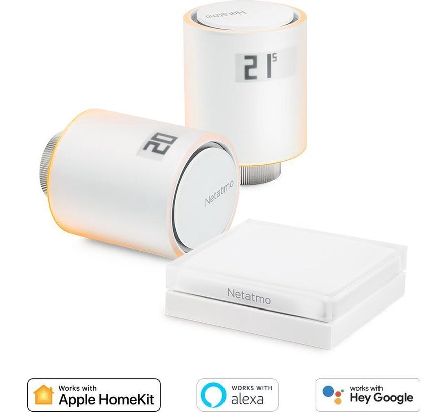 Netatmo Slimme Radiatorknop Multi Room Starterpack