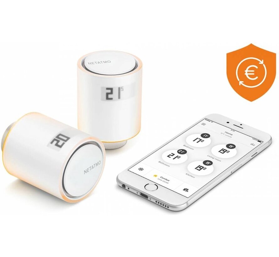 Netatmo Slimme Radiatorknop Multi Room Starterpack