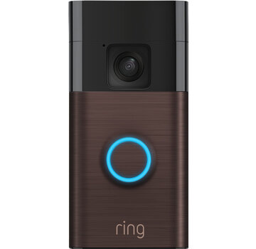 RING Battery Video Doorbell Slimme deurbel Bruin