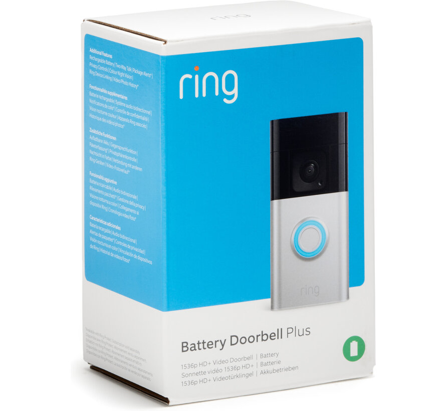 Ring Video Doorbell 3 Plus Zilver