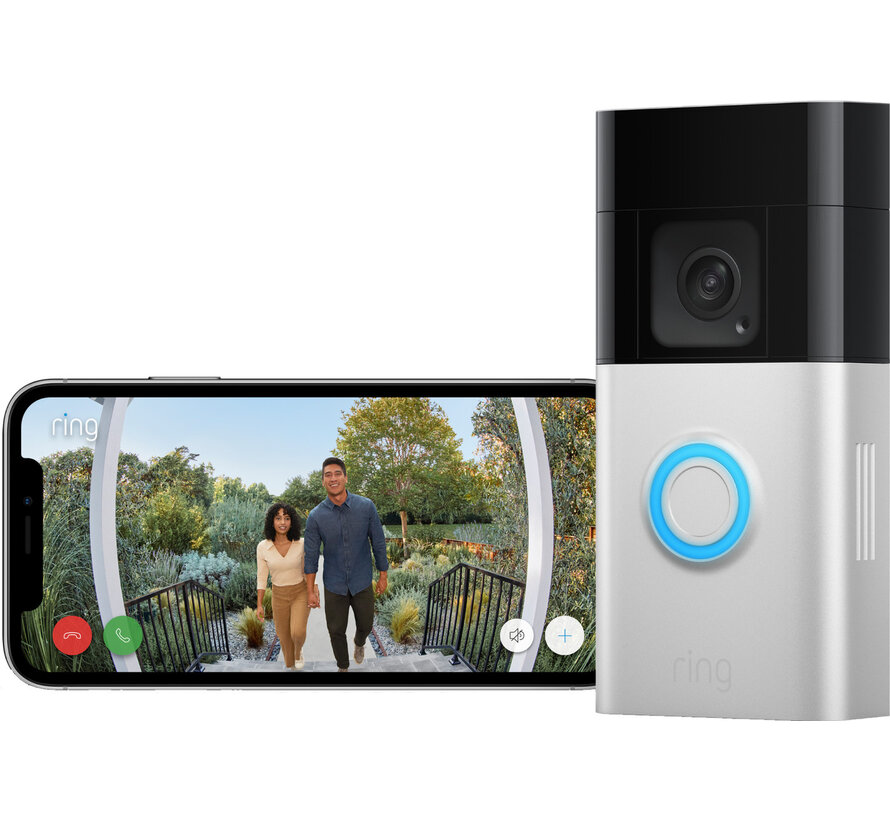 Ring Video Doorbell 3 Plus Zilver