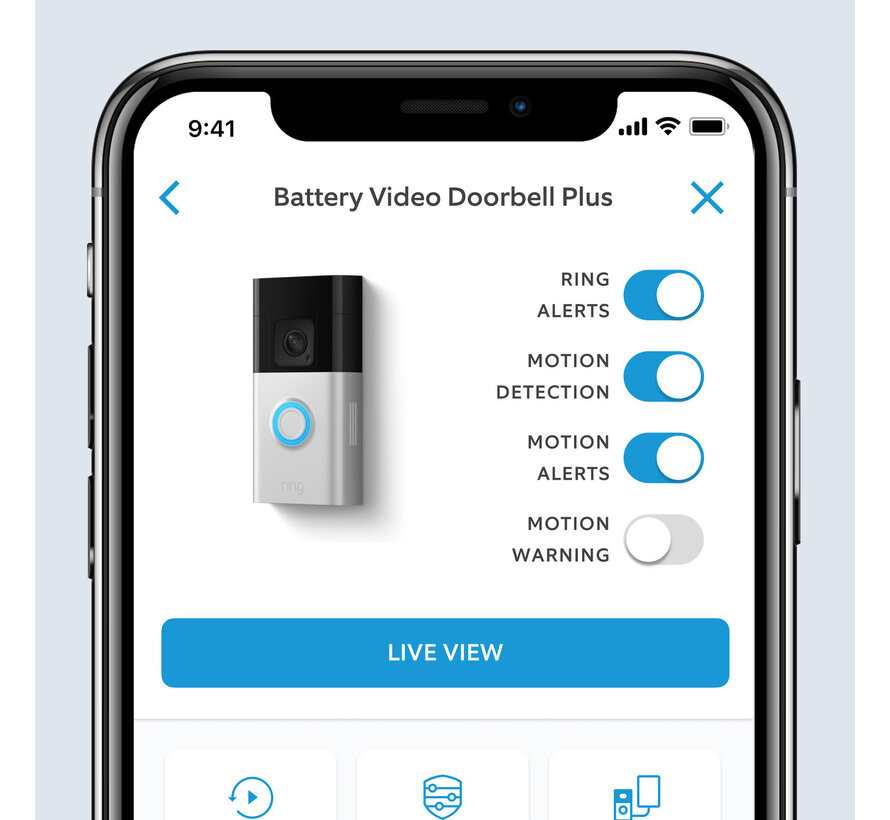 Ring Video Doorbell 3 Plus Zilver