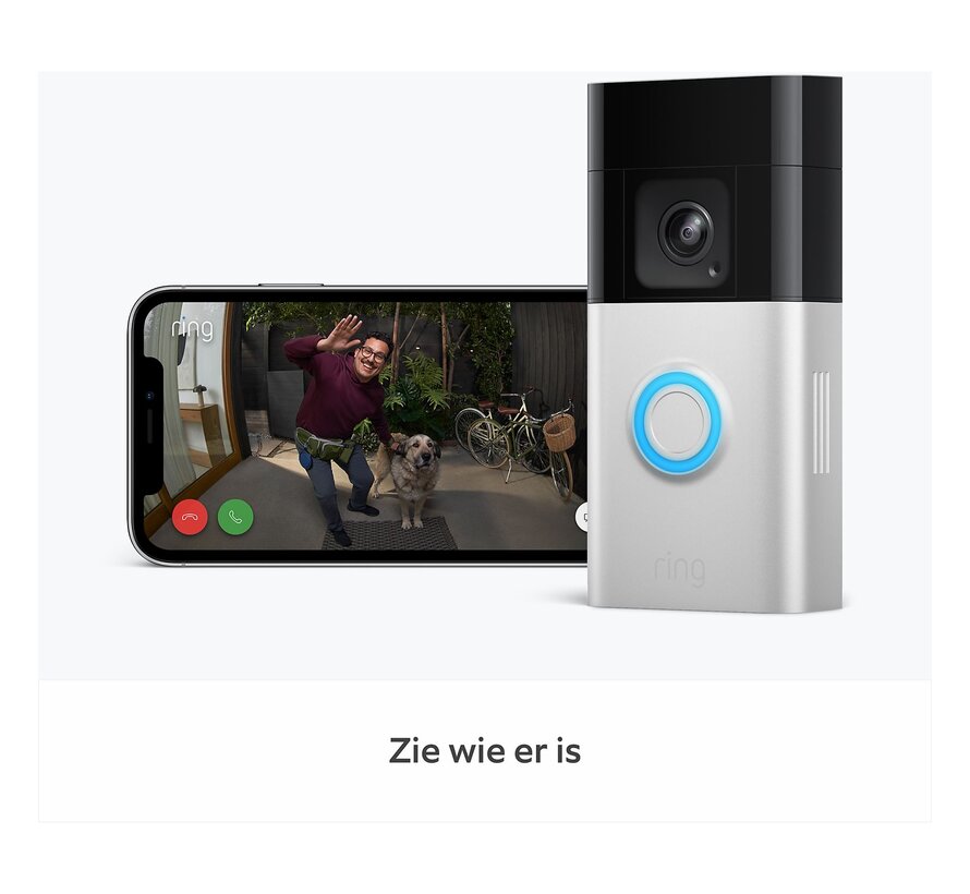 Ring Battery Doorbell Pro Slimme deurbel