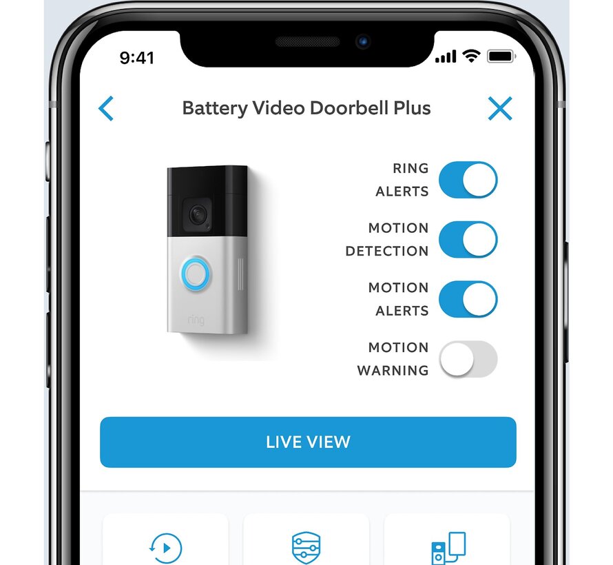 Ring Batterij Deurbel Camera Plus + Chime