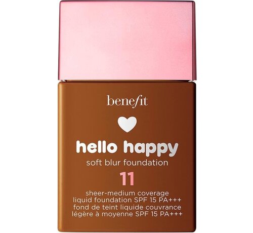 Benefit Hello Happy Soft Blur Foundation 11 Dark Neutral SPF 15 – 30 ml