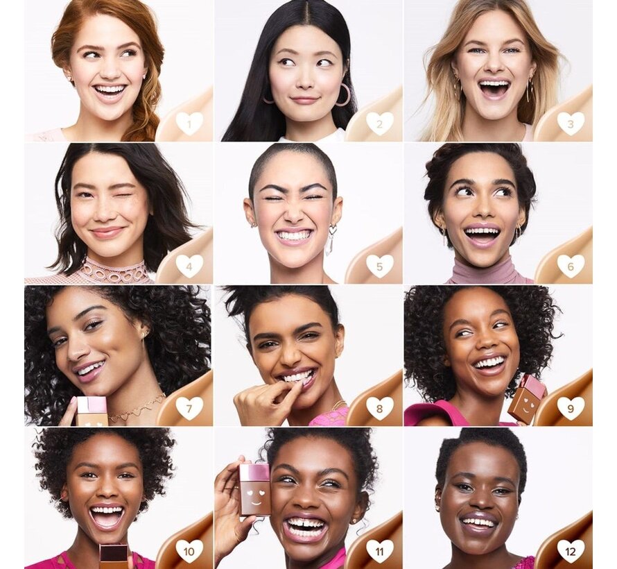 Benefit Hello Happy Brightening Liquid Foundation 10 Deep Warm 