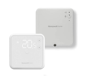 Honeywell Home ruimtethermostaat DT4R draadloos aan/uit wit