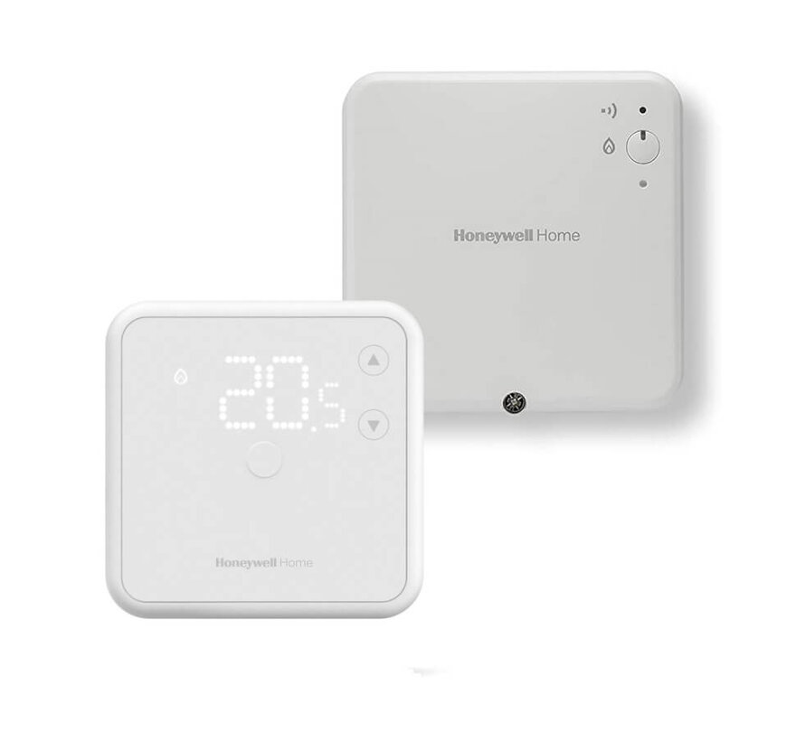 Honeywell Home ruimtethermostaat DT4R draadloos aan/uit wit