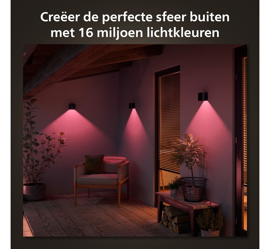 Philips Hue Resonate Down muurlamp