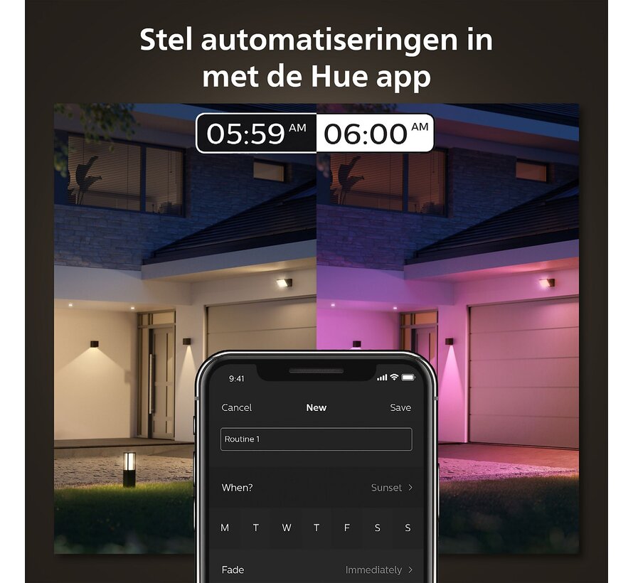 Philips Hue Resonate Down muurlamp