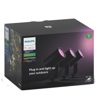 Philips Hue Outdoor Lily Sokkel (Starter Pack 3 stuks)