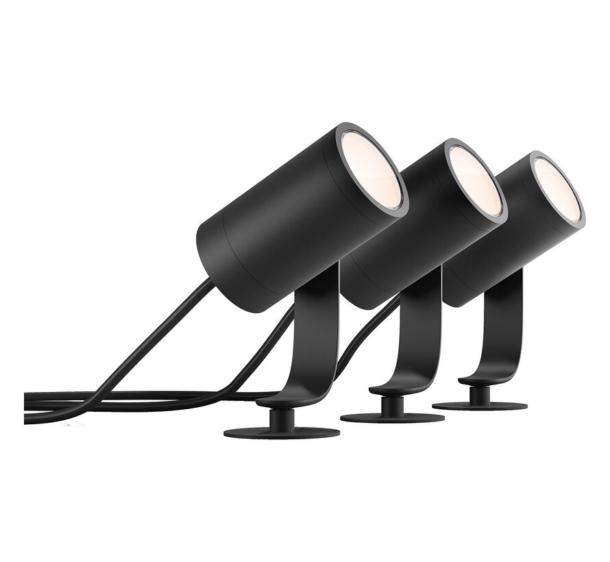 Philips Hue Outdoor Lily Sokkel (Starter Pack 3 stuks)
