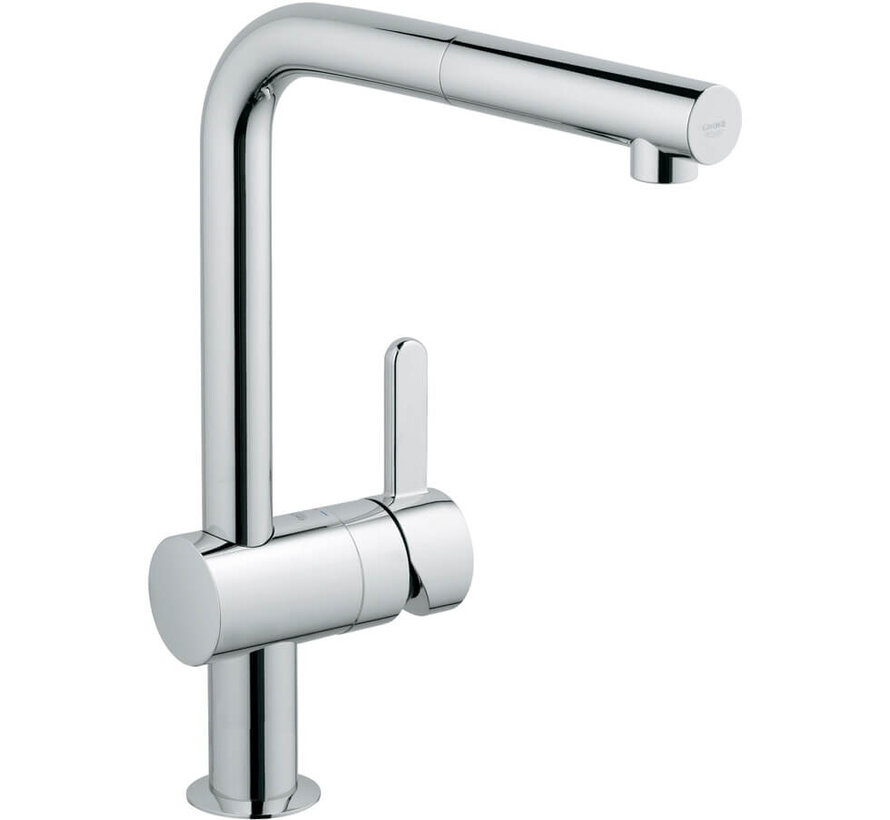 GROHE Flair Keukenkraan - L-Uitloop - Met uittrekbare mousseur Chroom