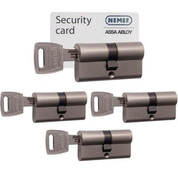 Nemef Veiligheidscilinder 142/9 Keersleutel 30/30 SKG3 4st