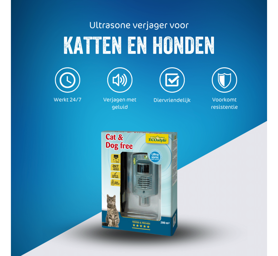 ECOstyle Cat & Dog Free Tegen Katten en Honden