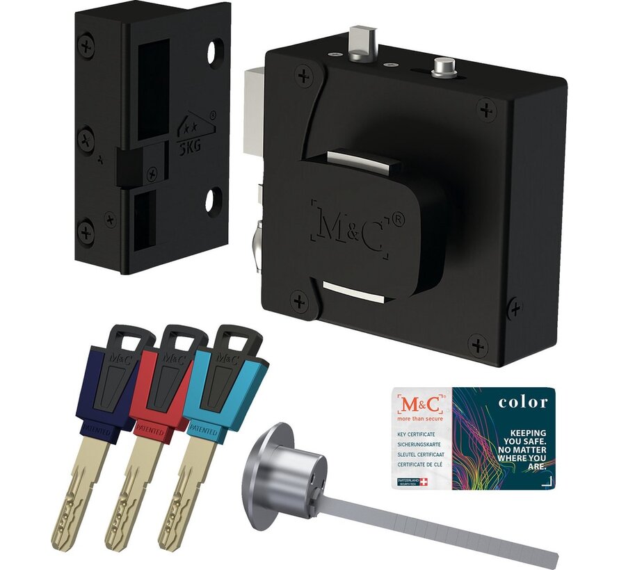 M&C Veiligheidsoplegslot SKG 2-sterren Links