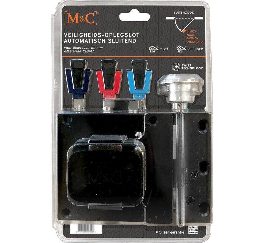 M&C Veiligheidsoplegslot SKG 2-sterren Links